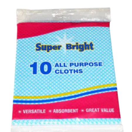 Superbright All-Purpose Cloths – 10 pcs