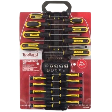 Toolland HSET08N Screwdriver & Bit Set - 44 pieces
