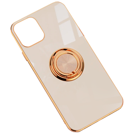 Hybrid case with ring holder iPhone 13 Pro White
