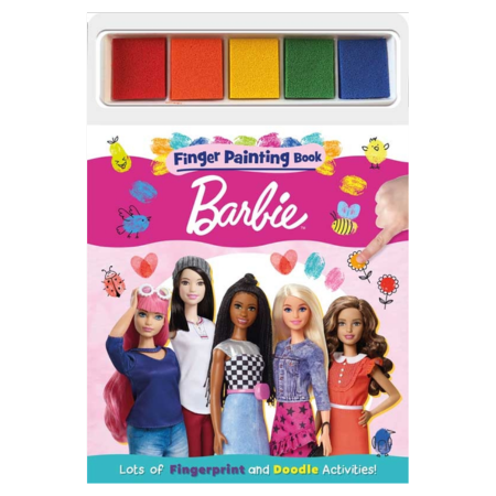 Barbie Finger Painting Book