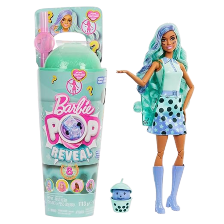 Barbie Pop Reveal Bubble Tea Series – Green Tea