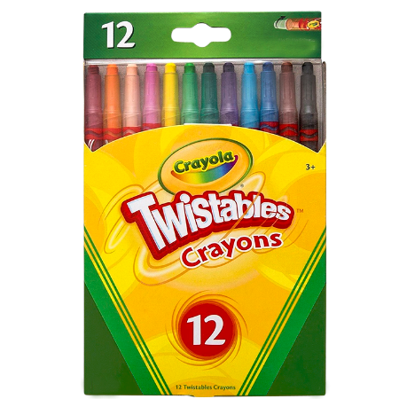 Crayola Twistables Crayons - 12 pcs