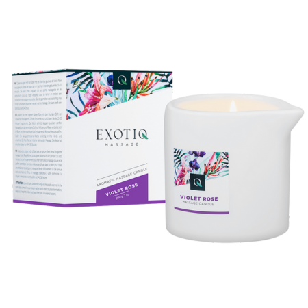Exotiq Massage Candle Violet Rose - 200g