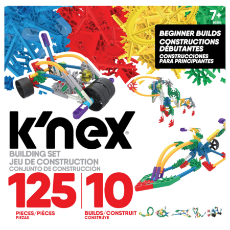 K’NEX Beginners Building Set – 125 Pcs