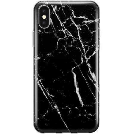 BasicPlus iPhone X/Xs Cover - Black Marble