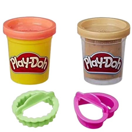 Play-Doh Kitchen Creations Modelling Clay - Red & Brown