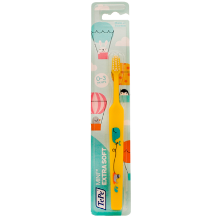 TePe Mini Extra Soft Children's Toothbrush 0-3 years - Yellow
