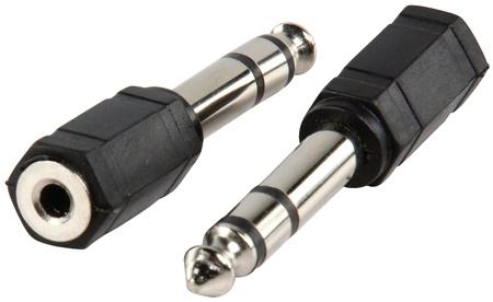 Valueline Stereo Audio Adapter 6 35 mm Male / 3 5 mm Female