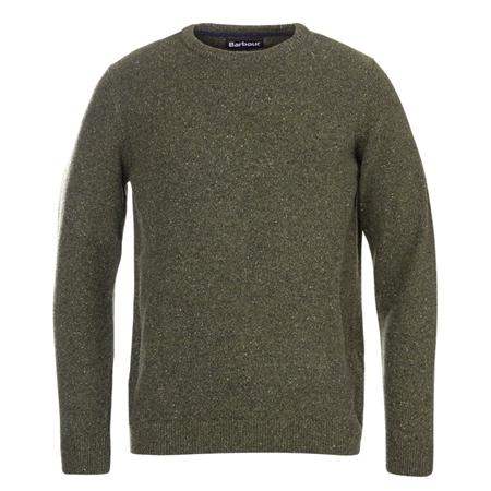 Barbour Essential Tisbury Crew Neck Sweater - Green - XL