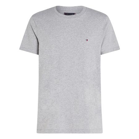 Tommy Hilfiger Essential Flag Embroidery Crew Neck T-Shirt - Grey - XL