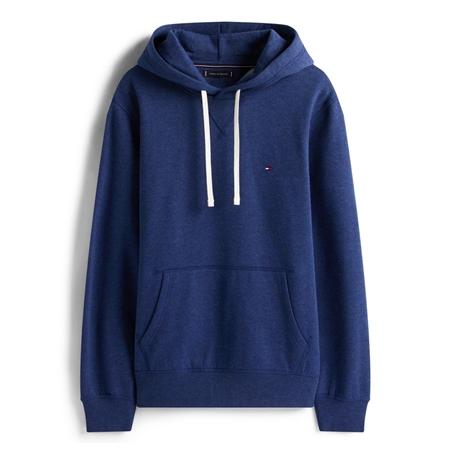 Tommy Hilfiger Essential Fleece Drawstring Hoodie - Blue - XS