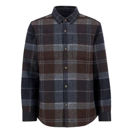 Barbour Chapter Tailored Check Overshirt - Grey - L