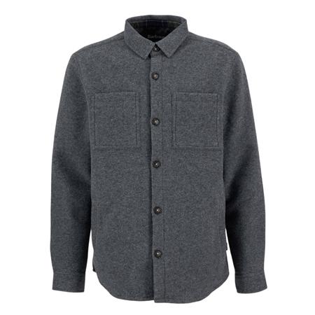 Barbour Marlow Tailored Wool Blend Overshirt - Grey - XL
