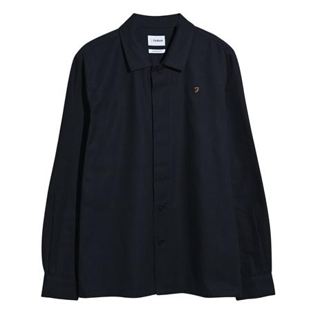 Farah Callier Overshirt - Navy - M
