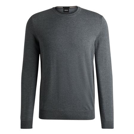 Boss Botto-l Crew Neck Knitwear - Grey - 2XL