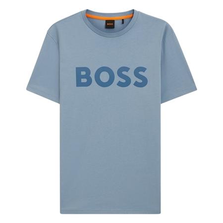 Boss Thinking Cotton-jersey T-shirt - Blue - XL