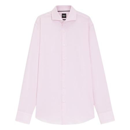 Boss H-Hank Slim-fit Wrinkle Rresistant Oxford Shirt - Pink - 2XL