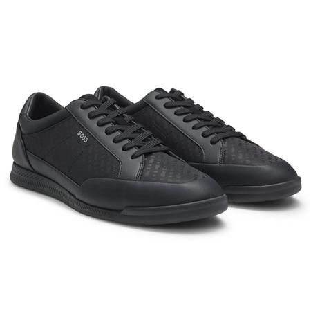 Boss Nitan Tennis Trainers - Black - 45