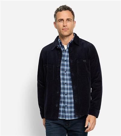 Olymp Corduroy Overshirt - Navy - XL