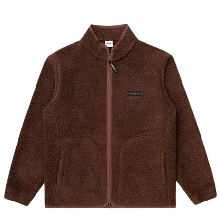 Parlez Amity Zip Thru Fleece Jacket - Coffee Brown - S