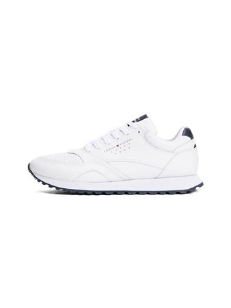 Tommy Hilfiger New Runner Eva Leather Trainers - White - 44