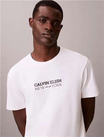 Calvin Klein Jeans 30s New York Logo T-shirt - White - XL