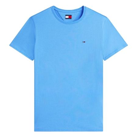 Tommy Jeans Tommy Flag Extra Slim Jersey T-Shirt - Blue - S