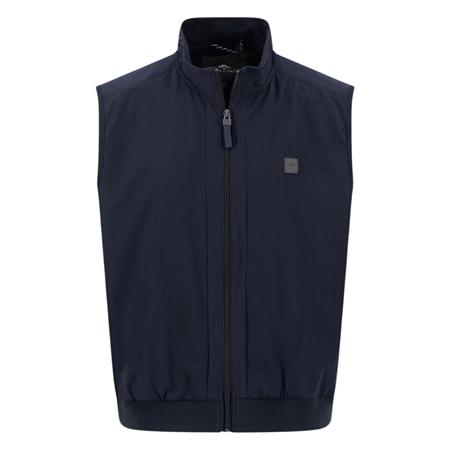 Fynch Hatton Summer Hybrid Gilet - Navy - 2XL