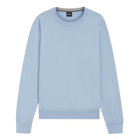 Boss Upacas Cotton Sweater - Blue - L