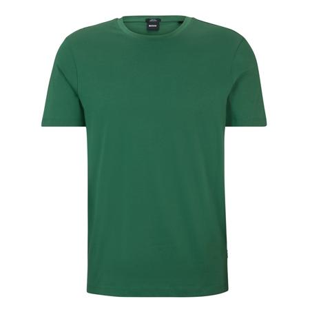 Boss Tessler Mercerised Cotton T-shirt - Green - M