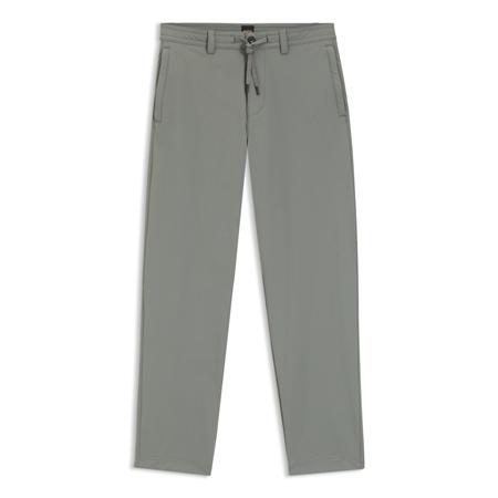 Boss Straight-tapered-fit Stretch Chinos - Grey - 30/32