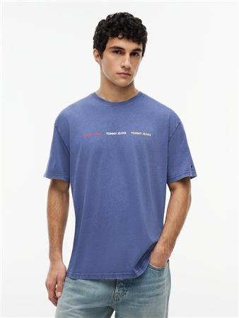 Tommy Jeans Repeat Graphic T-shirt - Blue - L
