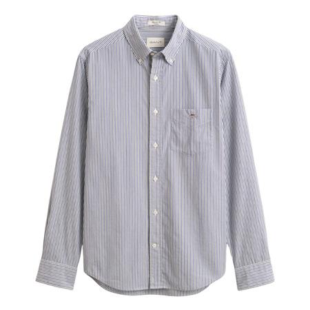 Gant Poplin Regular Fit Stripe Shirt  - Beige - XL
