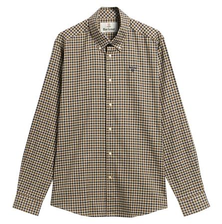 Barbour Finkle Tailored Gingham Shirt - Beige - L