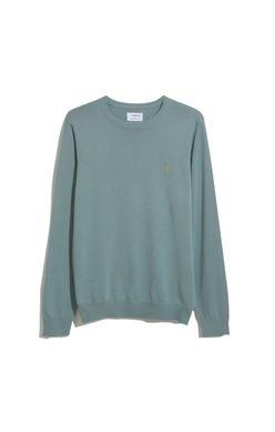 Farah Mullen Cotton Sweater - Dark Blue - M