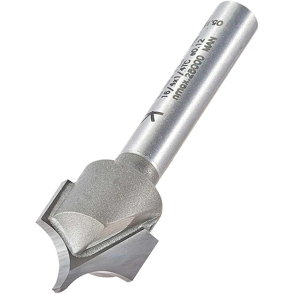 Trend Ovolo Panel and Veining Router Cutter 14.5mm 19.5mm 1/4"