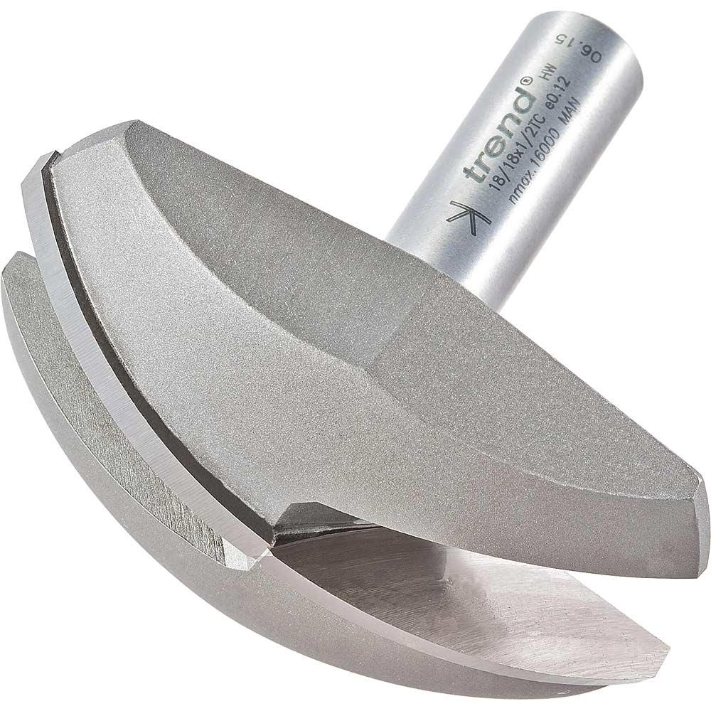 Trend Dished Radius Panel Router Cutter 73mm 22mm 1/2"