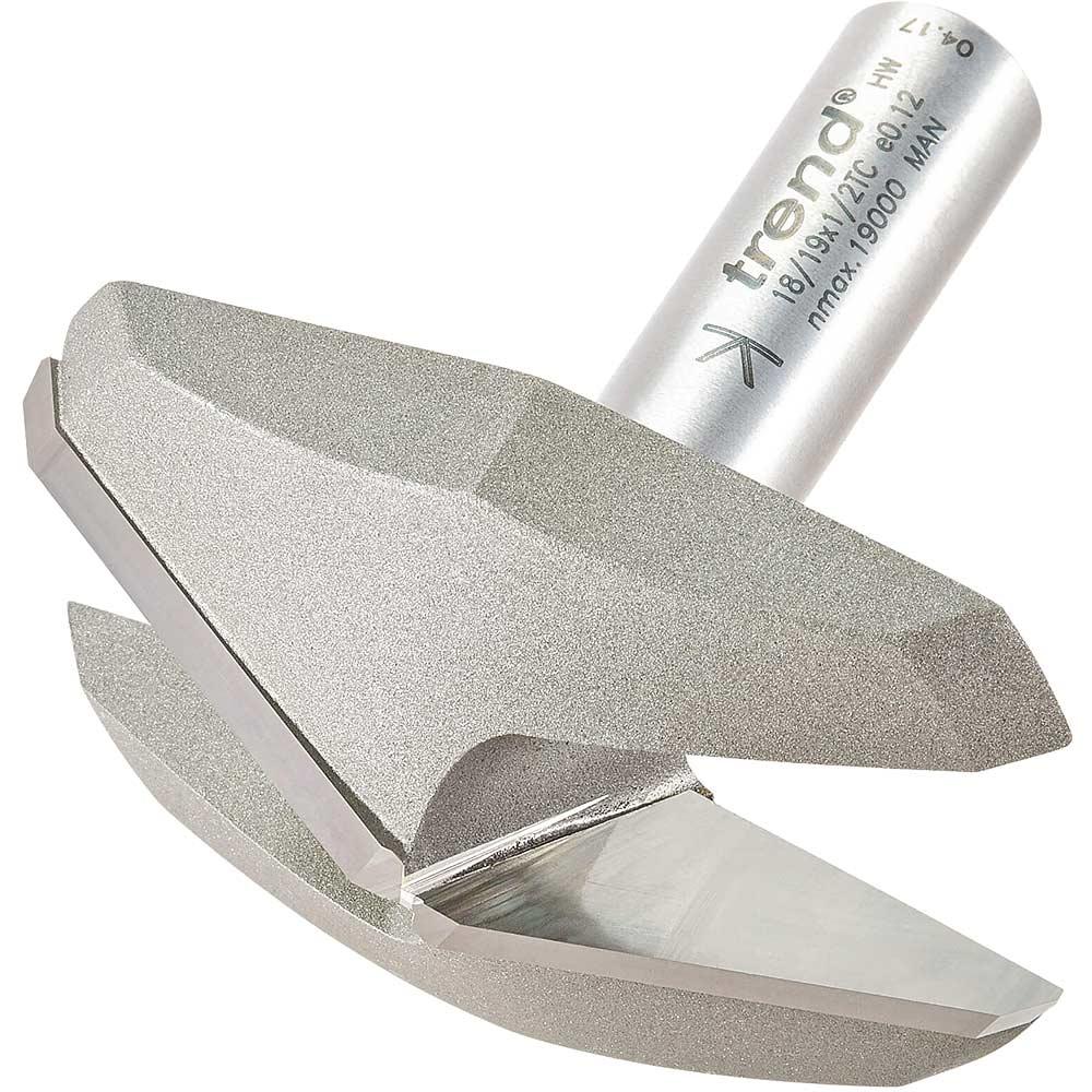 Trend Large Bevel Panel Raiser Router Cutter 67.7mm 16mm 1/2"