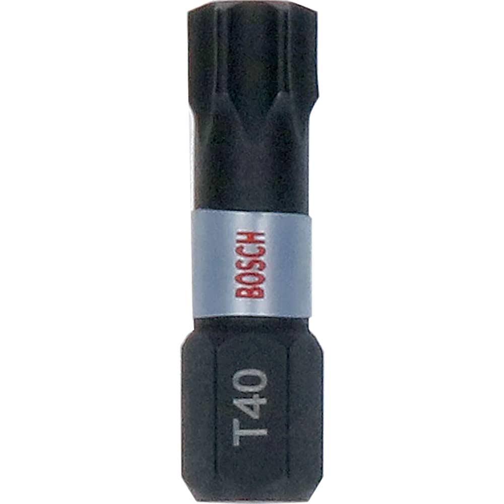 Bosch PRO Impact Control Torsion Torx Screwdriver Bits T40 25mm Pack of 25