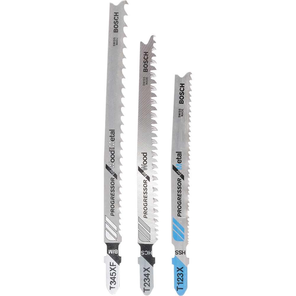 Bosch 3 Piece Jigsaw Blade Set