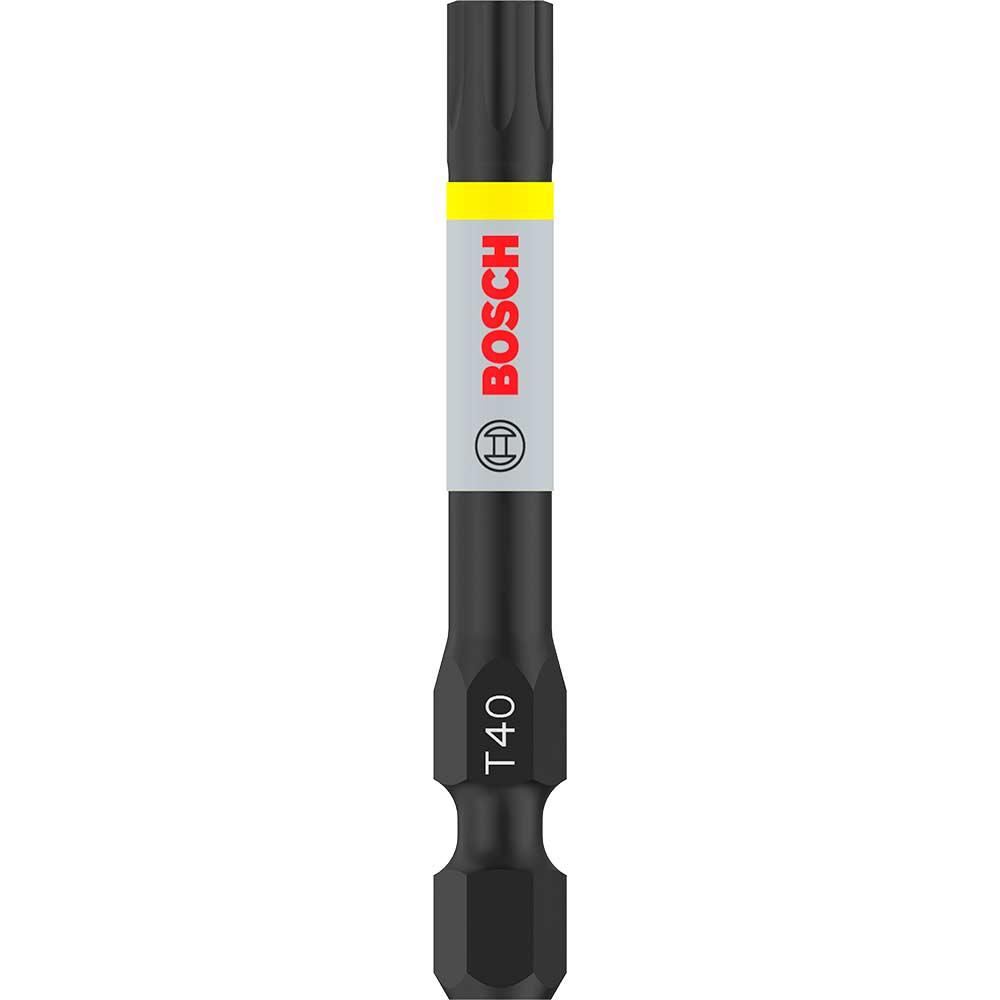 Bosch PRO Torx Impact Screwdriver Bit T40 55mm Pack of 2