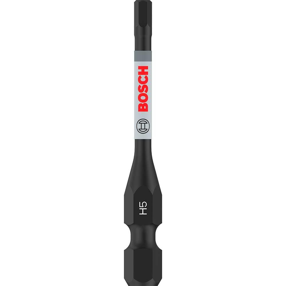 Bosch PRO Hex Impact Screwdriver Bit Hex 5mm 55mm Pack of 2