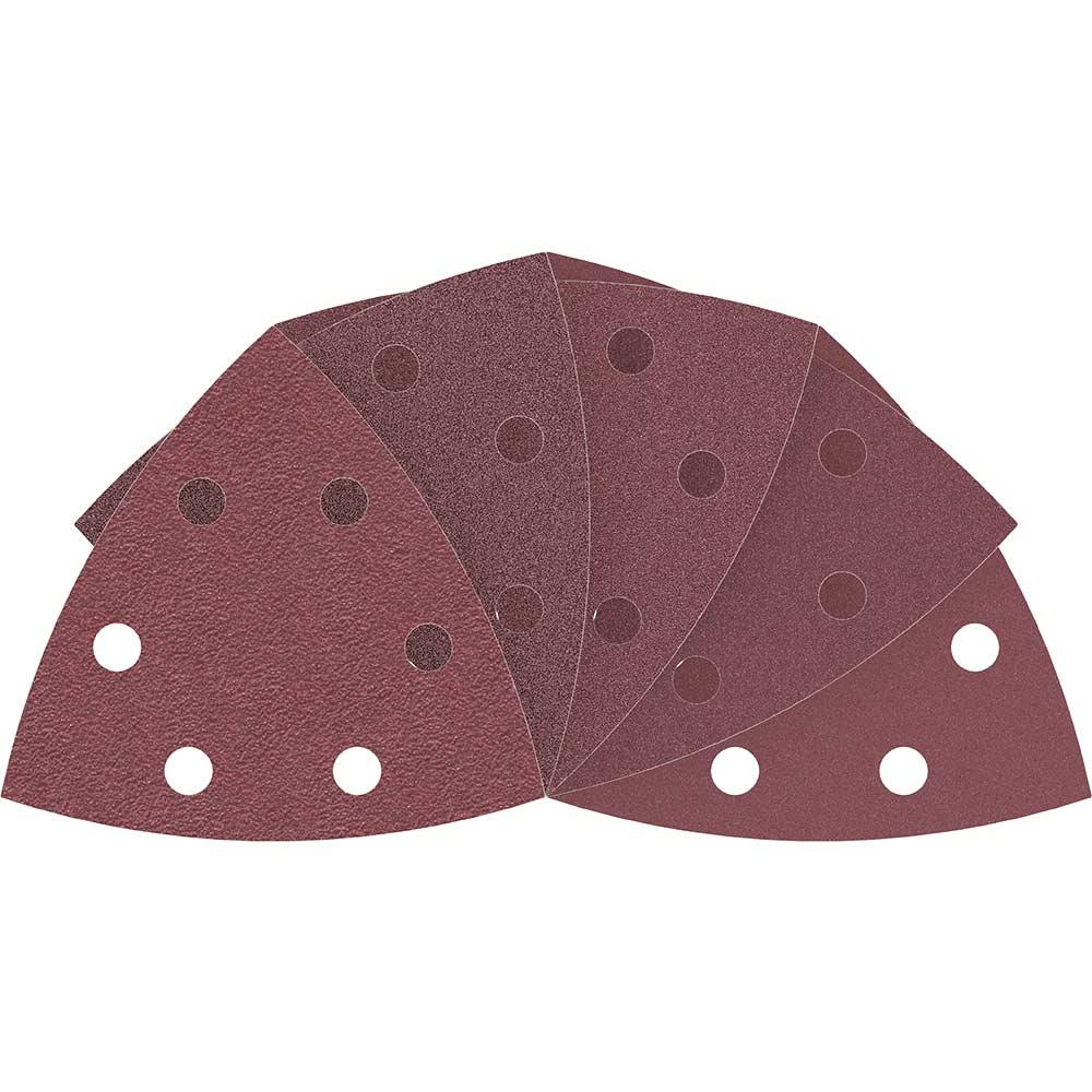 Bosch C430 Punched Quick Fit Delta Sanding Sheets for Paint and Wood Assorted Grit Pack of 10