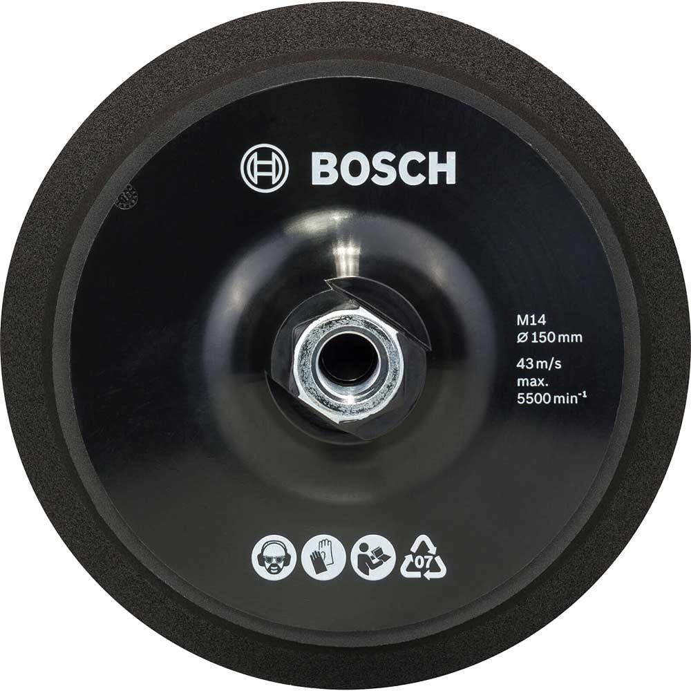 Bosch M14 Hook and Loop Backing Pad 150mm