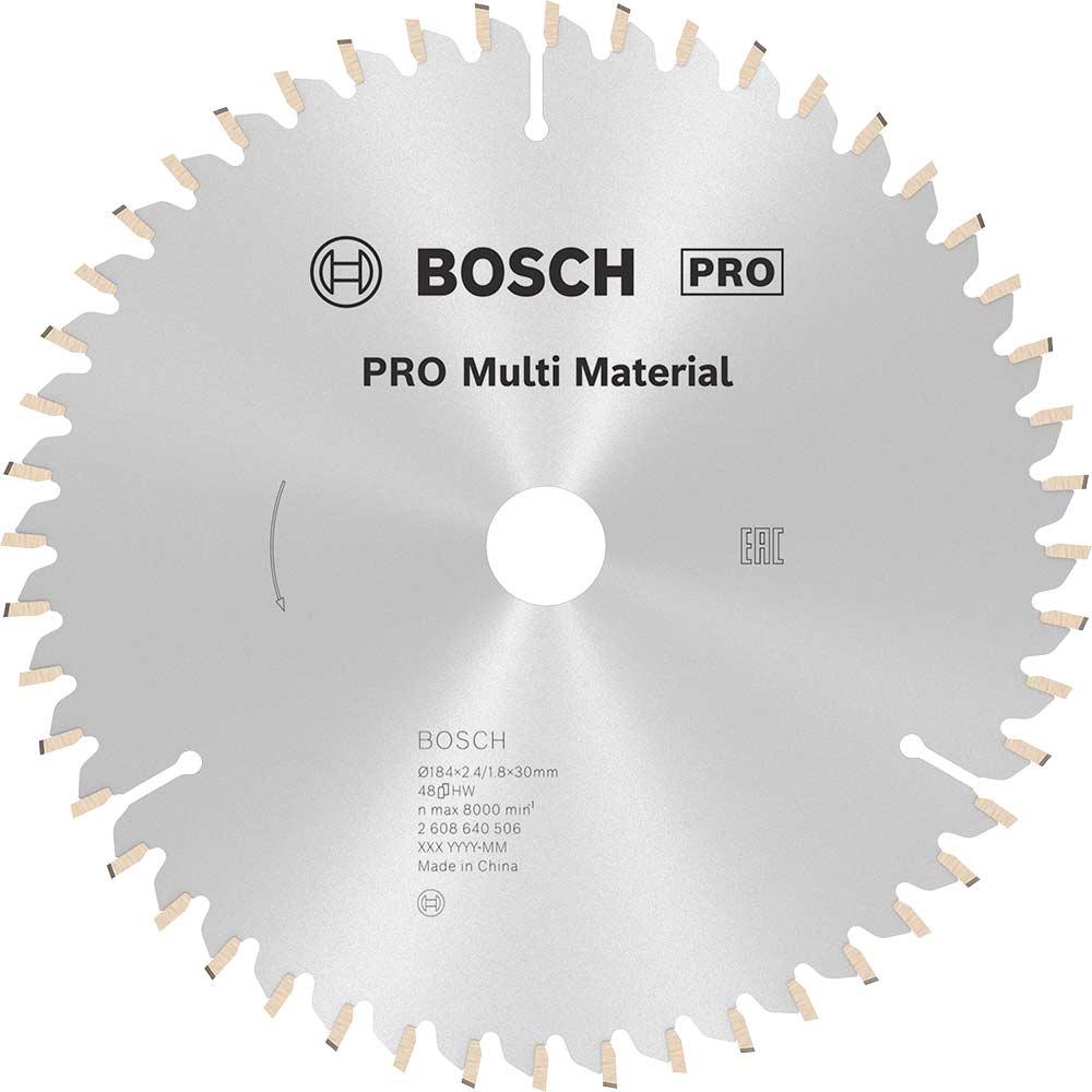 Bosch PRO Multi Material Cutting Saw Blade 184mm 48T 30mm