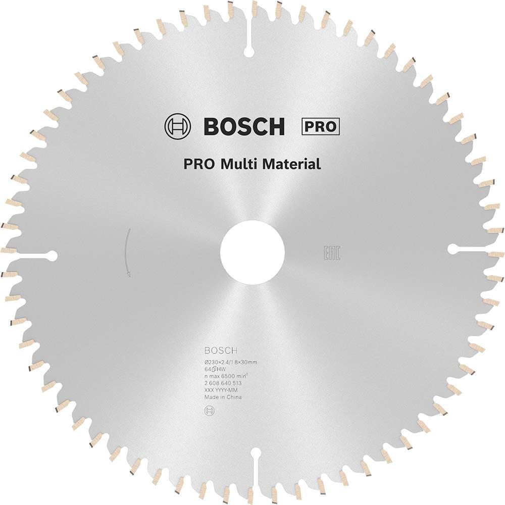 Bosch PRO Multi Material Cutting Saw Blade 230mm 64T 30mm
