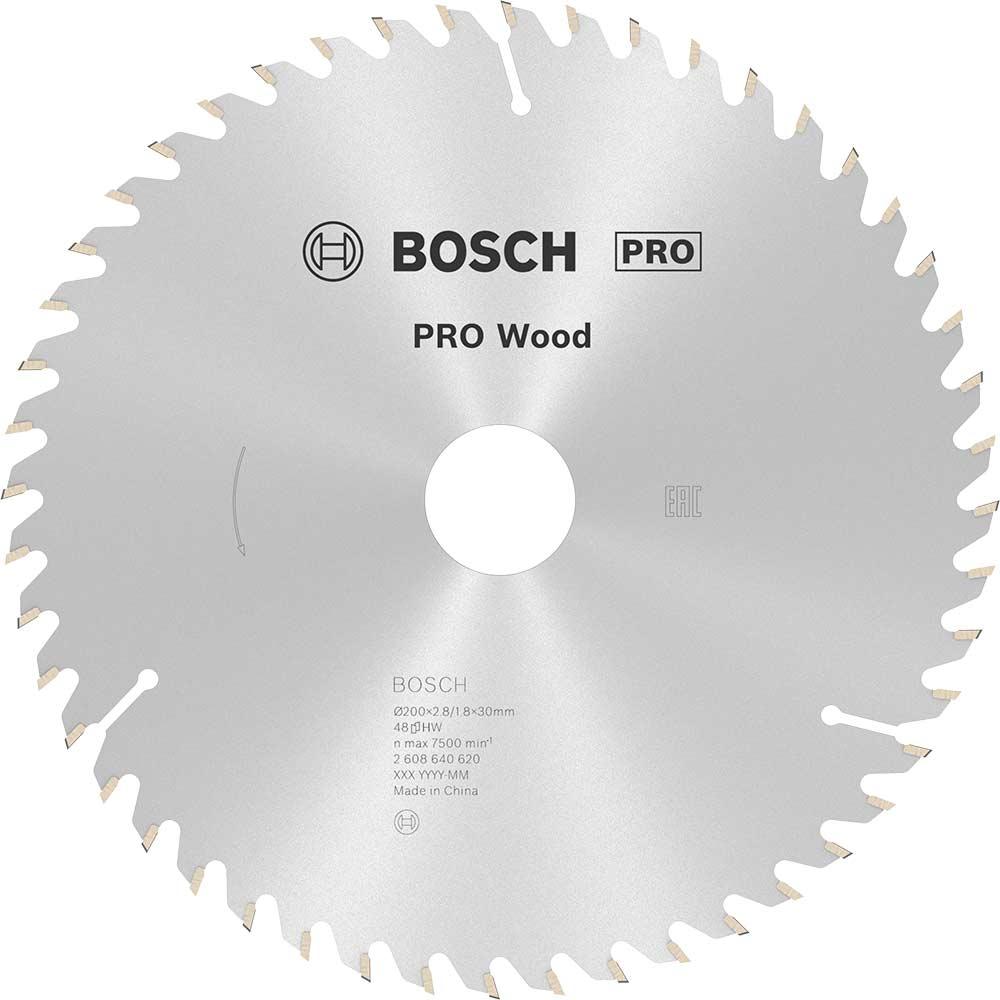 Bosch PRO Optiline Wood Cutting Saw Blade 200mm 48T 30mm