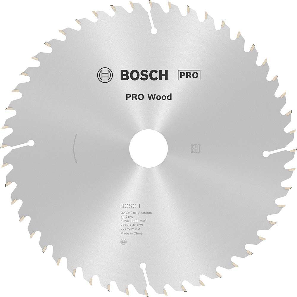 Bosch PRO Optiline Wood Cutting Saw Blade 230mm 48T 30mm