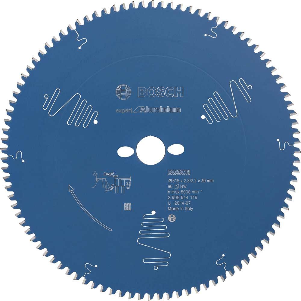 Bosch EXPERT Aluminium Cutting Saw Blade 315mm 96T 30mm