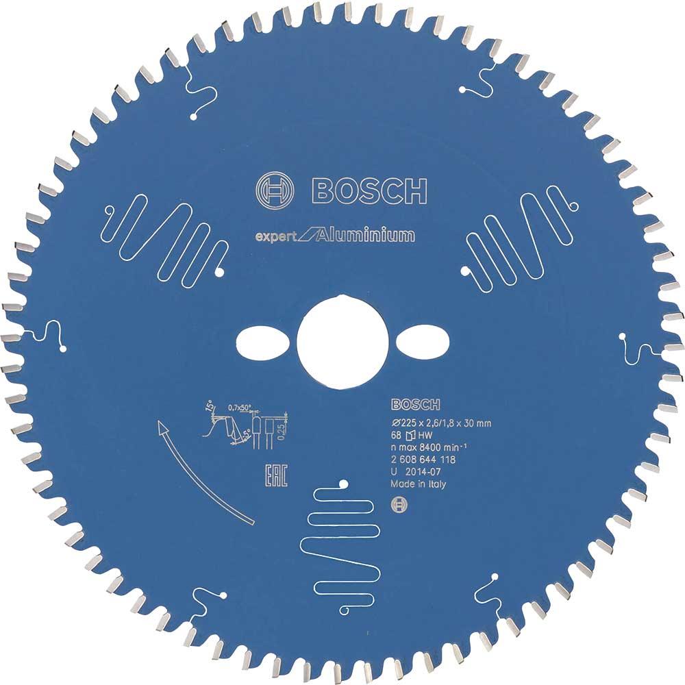 Bosch EXPERT Aluminium Cutting Saw Blade 225mm 68T 30mm
